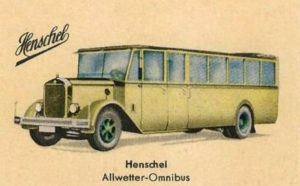 Busfahrer, Omnibus, Henschel, Bus