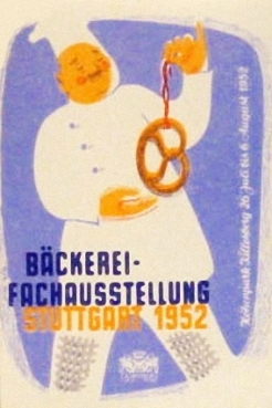Plakat: Bäckerei-Fachausstellung