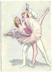 AK: Balletttänzer, Paar