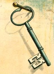 Schlüssel hängt an einem Nagel