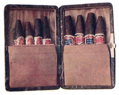 Zigarrenetui mit 8 Zigarren