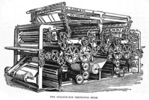 sw-illu: große Druckermaschine