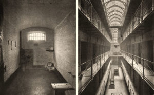 alte sw-Fotos vom Gefängnisinneren