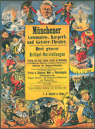 Theaterplakat von 1884