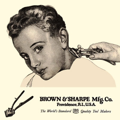 Werbung für Haarklipper - 1922, USA
