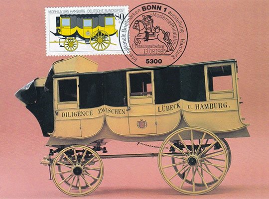 Bildkarte: Eilwagen mit drei Kabinen