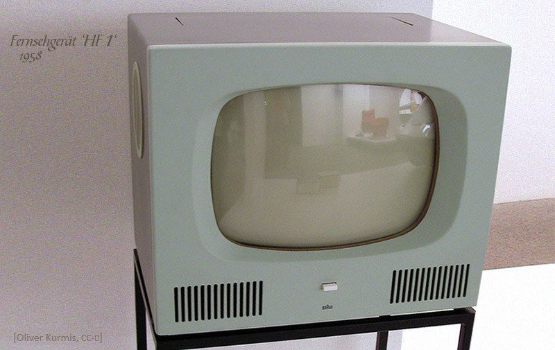 Farbfoto: Fernsehgerät HF 1 - 1958