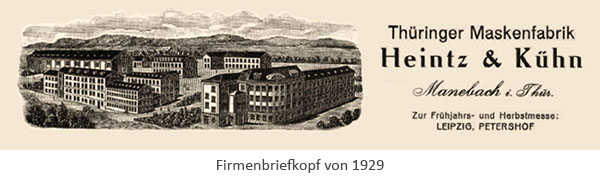 Firmenbriefkopf: 'Heintz & Kühn' - 1929