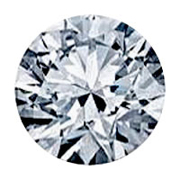 Farbillu: geschliffener Diamant