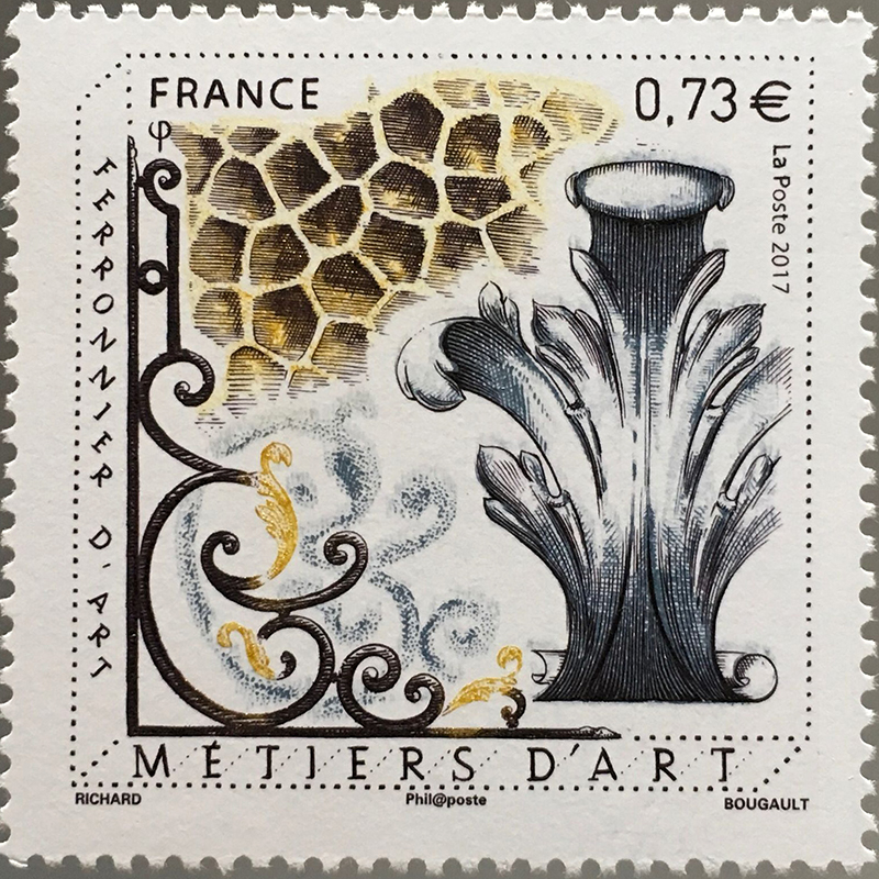 Briefmarke Schmiedekunst