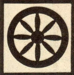 Symbol: Rad mit Speichen